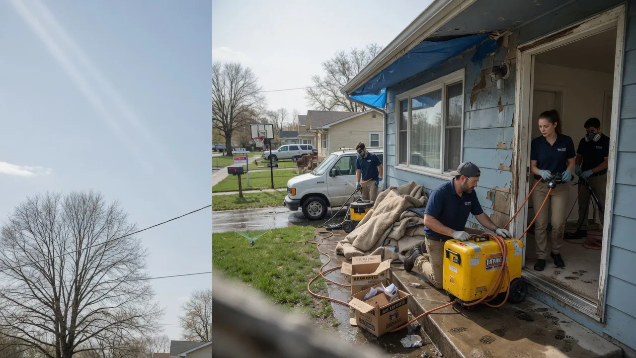 Basement Flood Cleanup in Dupont, IN near me